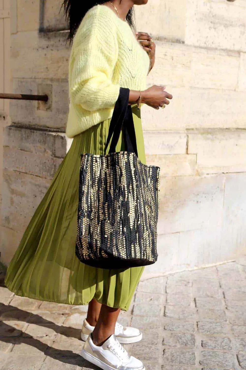 Online Sac Noir Dore Lany Femmes Sac Format A4 Et +