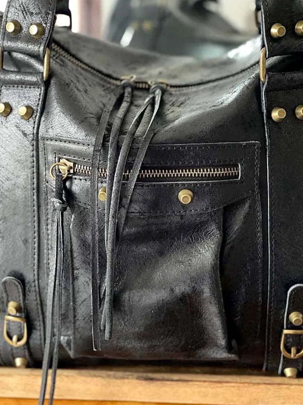 Outlet Sac Noir Eloane Femmes Sac Porte Epaule Avec Anse