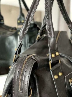 Outlet Sac Noir Eloane Femmes Sac Porte Epaule Avec Anse