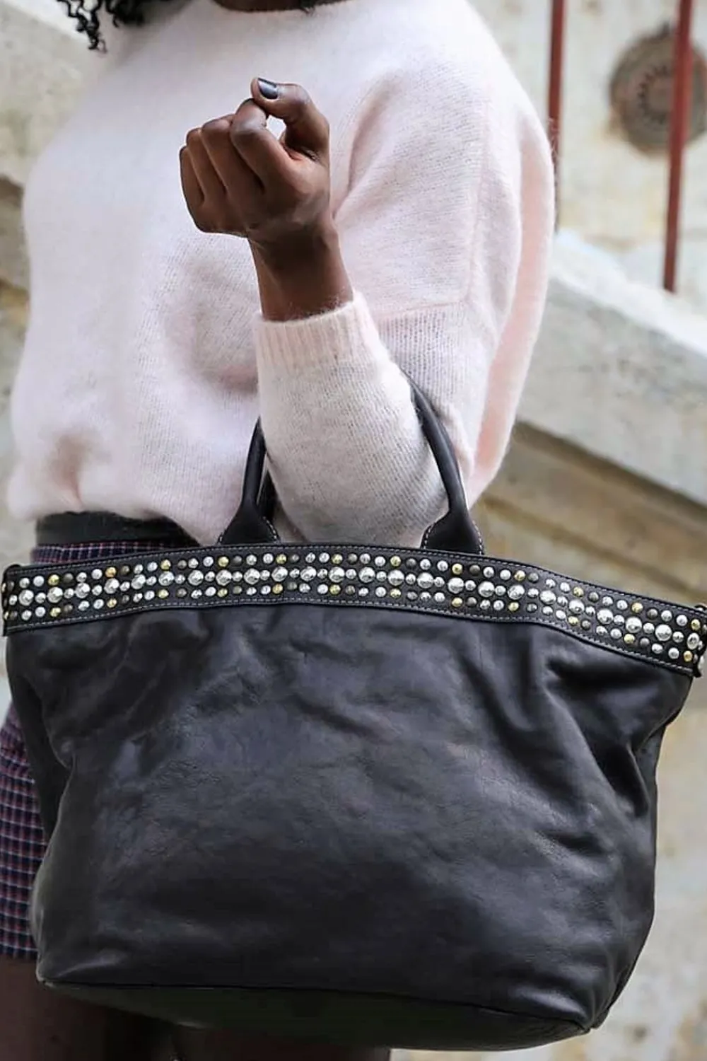 Online Sac Noir Leontine Femmes Sac Format A4 Et +