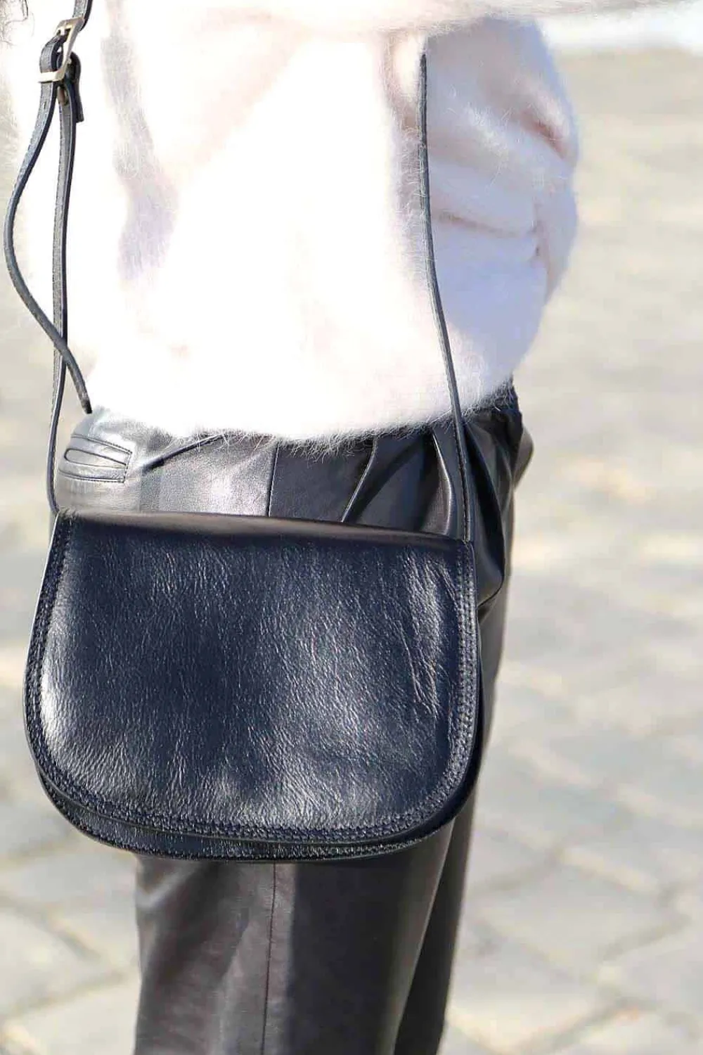 Sac Noir Marlow Femmes Sac Porte Epaule Avec Sangle