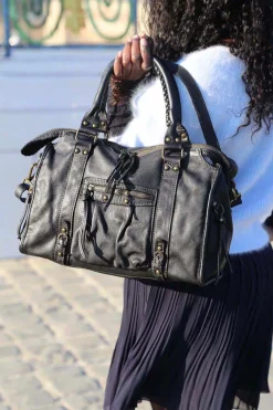 Online Sac Noir Monroe Femmes Sac Porte Epaule Avec Anse
