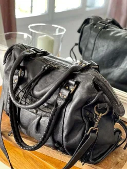 Online Sac Noir Monroe Femmes Sac Porte Epaule Avec Anse