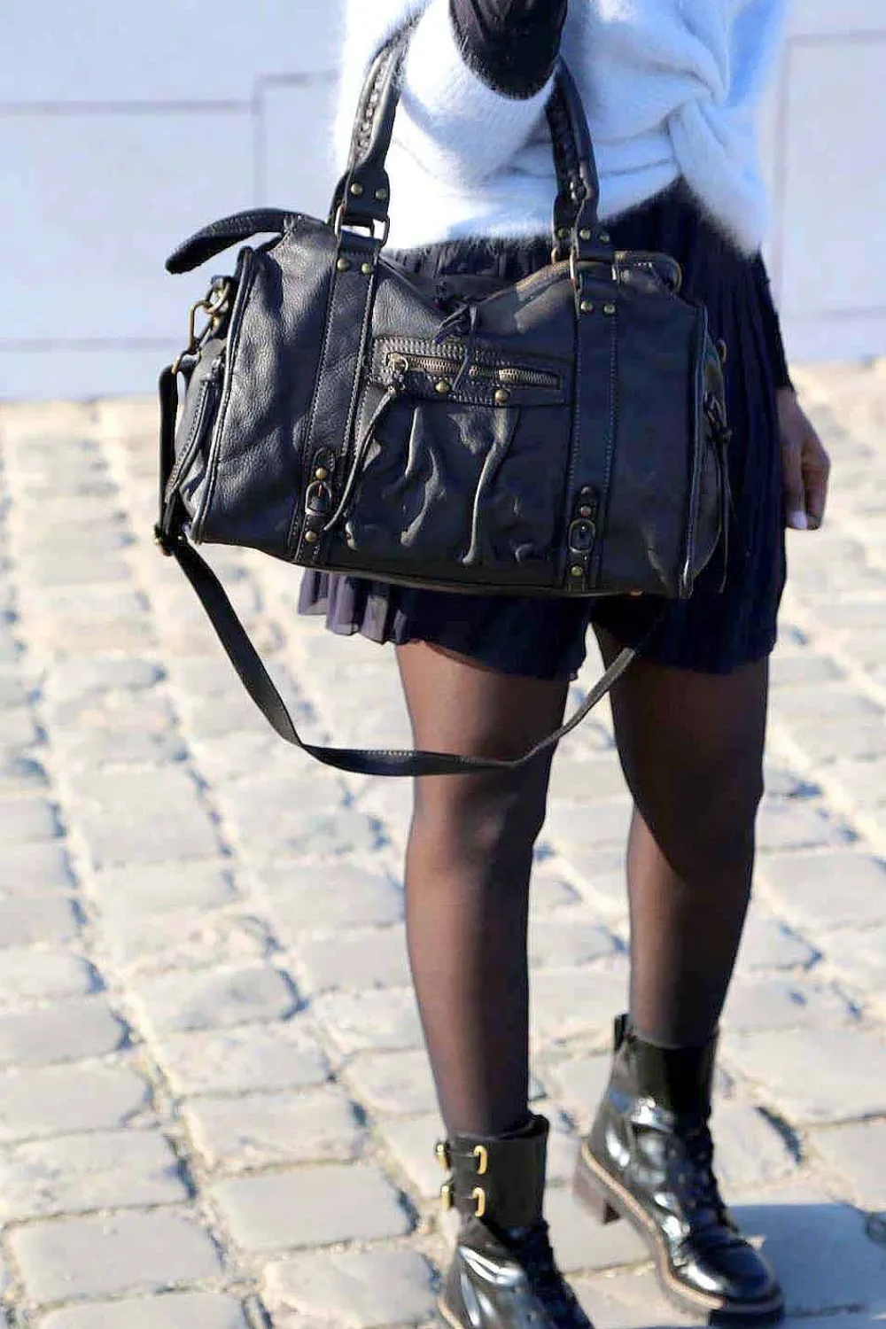 Online Sac Noir Monroe Femmes Sac Porte Epaule Avec Anse