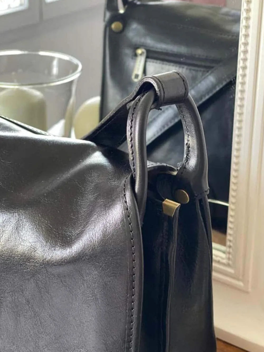 Online Sac Noir Stefania Femmes Sac Porte Epaule Avec Sangle