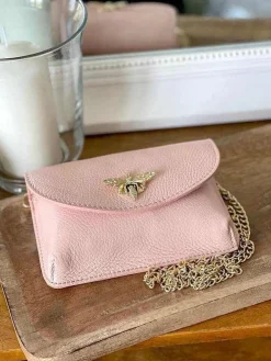 Hot Sac Rose Nude Ilona Femmes Sac Porte Epaule Avec Sangle