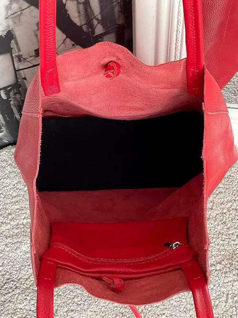 Best Sac Rouge Agata Femmes Sac Format A4 Et +