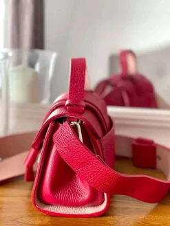 Sale Sac Rouge Drixy Femmes Sac Porte Epaule Avec Sangle