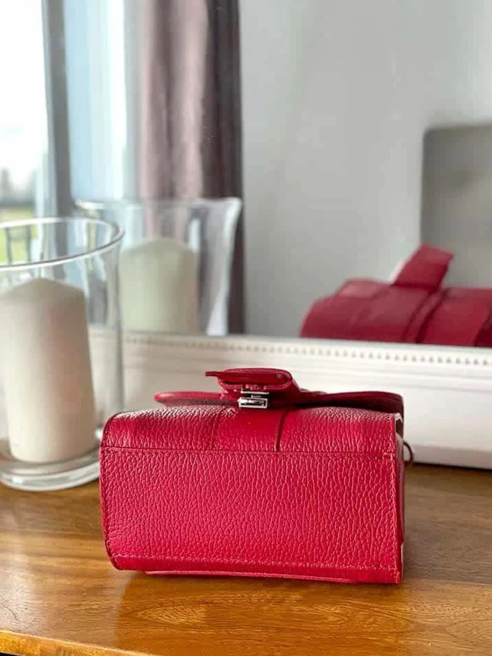 Sale Sac Rouge Drixy Femmes Sac Porte Epaule Avec Sangle
