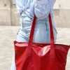 New Sac Rouge Noemie Femmes Sac Format A4 Et +