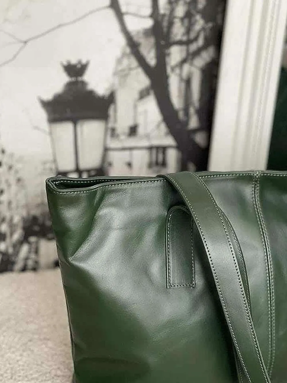 Online Sac Vert Bouteille Noemie Femmes Sac Format A4 Et +