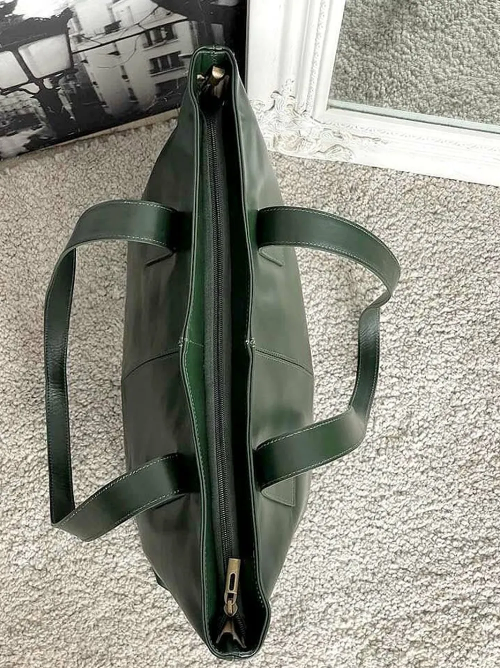 Online Sac Vert Bouteille Noemie Femmes Sac Format A4 Et +