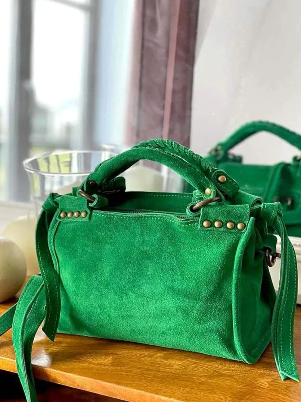 Sale Sac Vert Pomme Bradie Femmes Sac Porte Epaule Avec Sangle