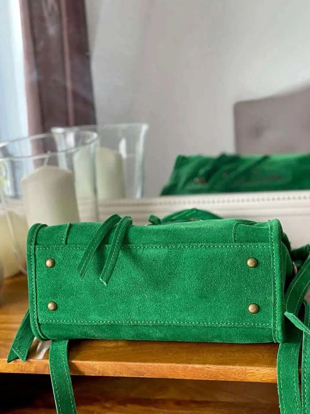 Sale Sac Vert Pomme Bradie Femmes Sac Porte Epaule Avec Sangle