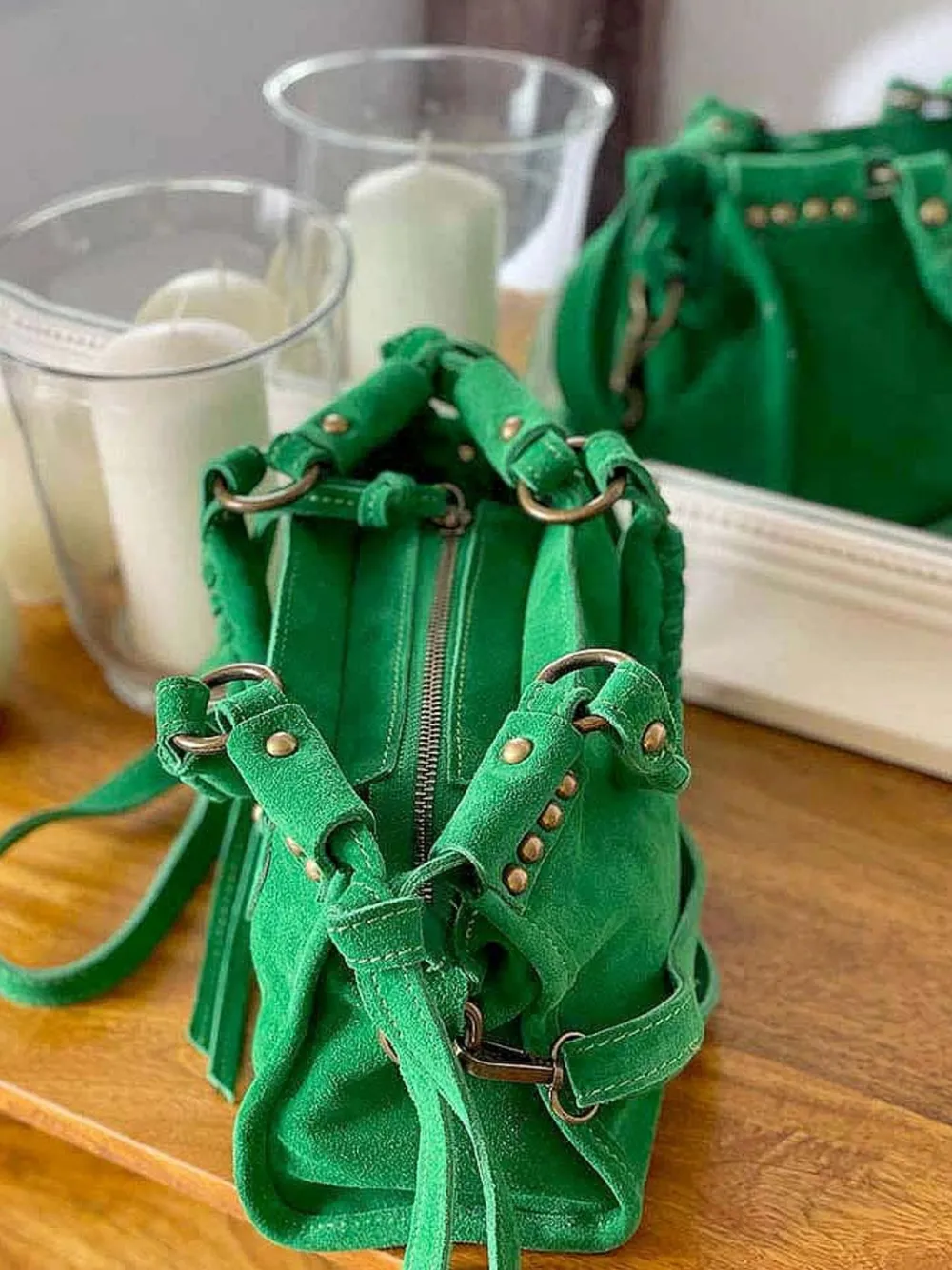 Sale Sac Vert Pomme Bradie Femmes Sac Porte Epaule Avec Sangle