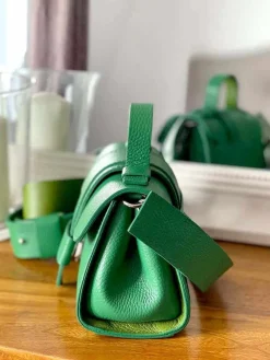 Clearance Sac Vert Pomme Drixy Femmes Sac Porte Epaule Avec Sangle