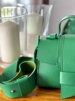 Clearance Sac Vert Pomme Drixy Femmes Sac Porte Epaule Avec Sangle