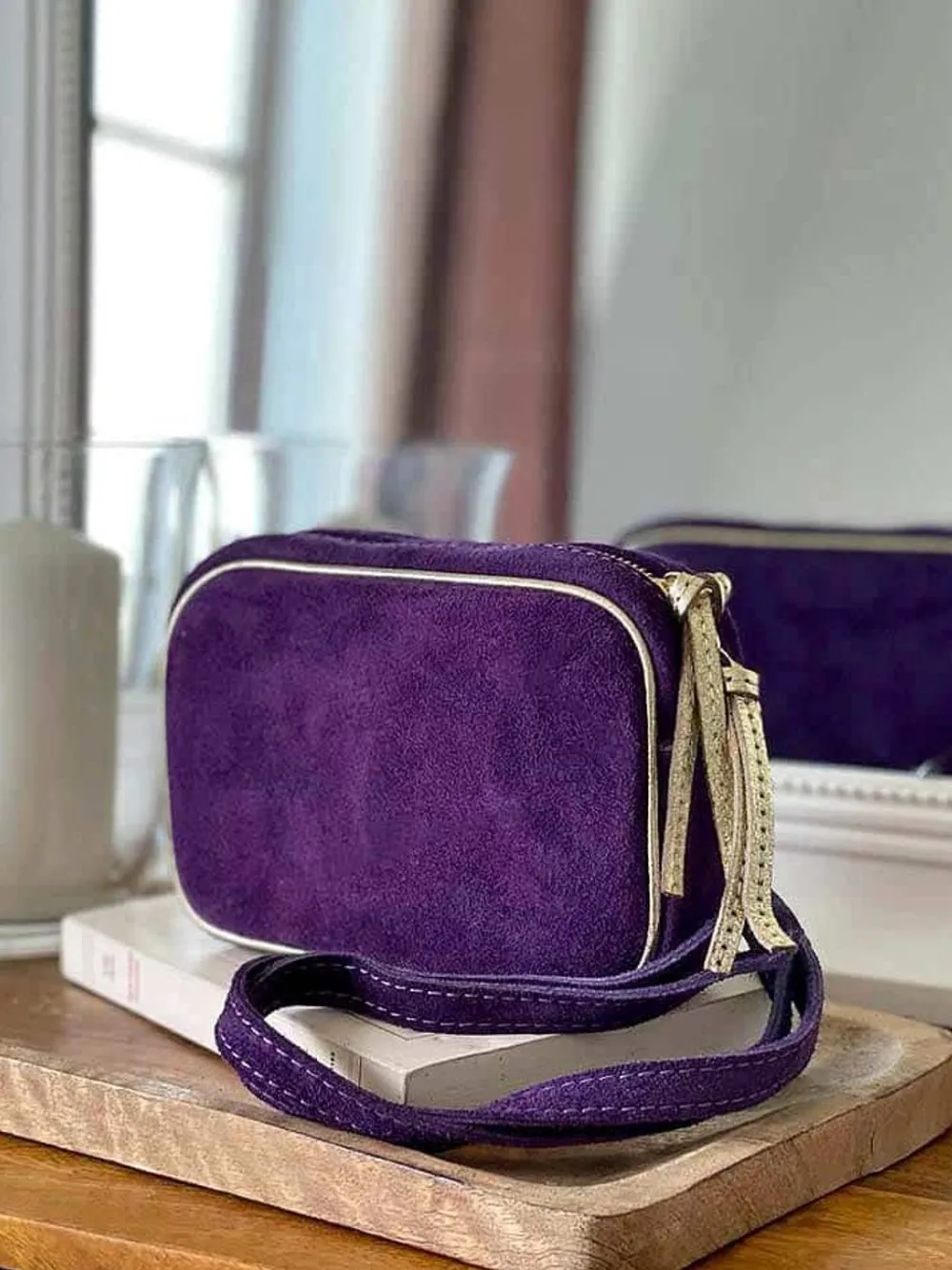 Online Sac Violet Jasmyne Mini Femmes Sac Porte Epaule Avec Sangle