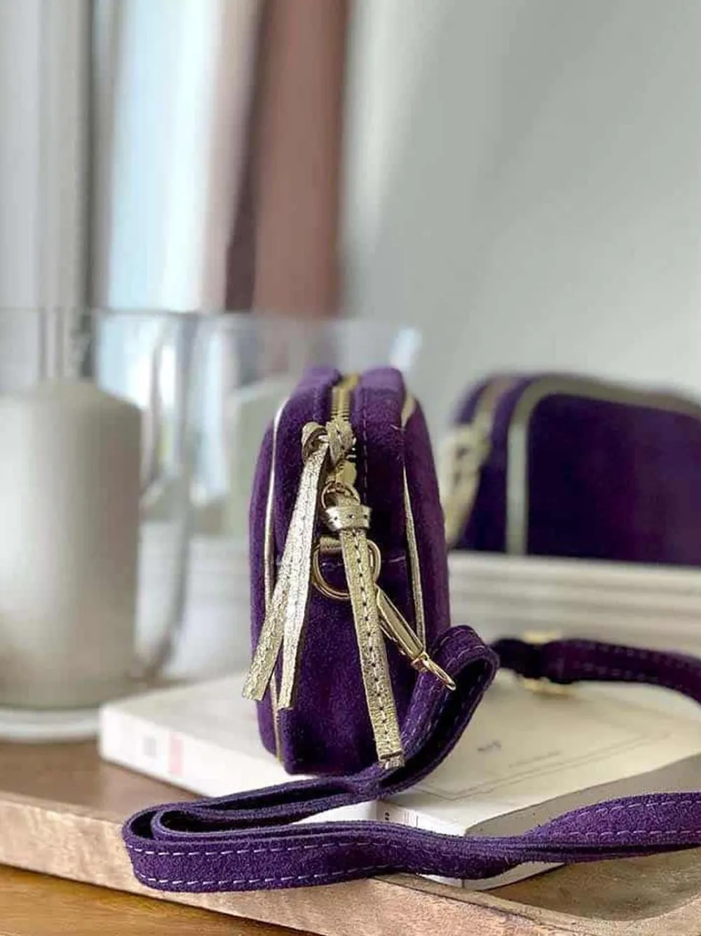 Online Sac Violet Jasmyne Mini Femmes Sac Porte Epaule Avec Sangle