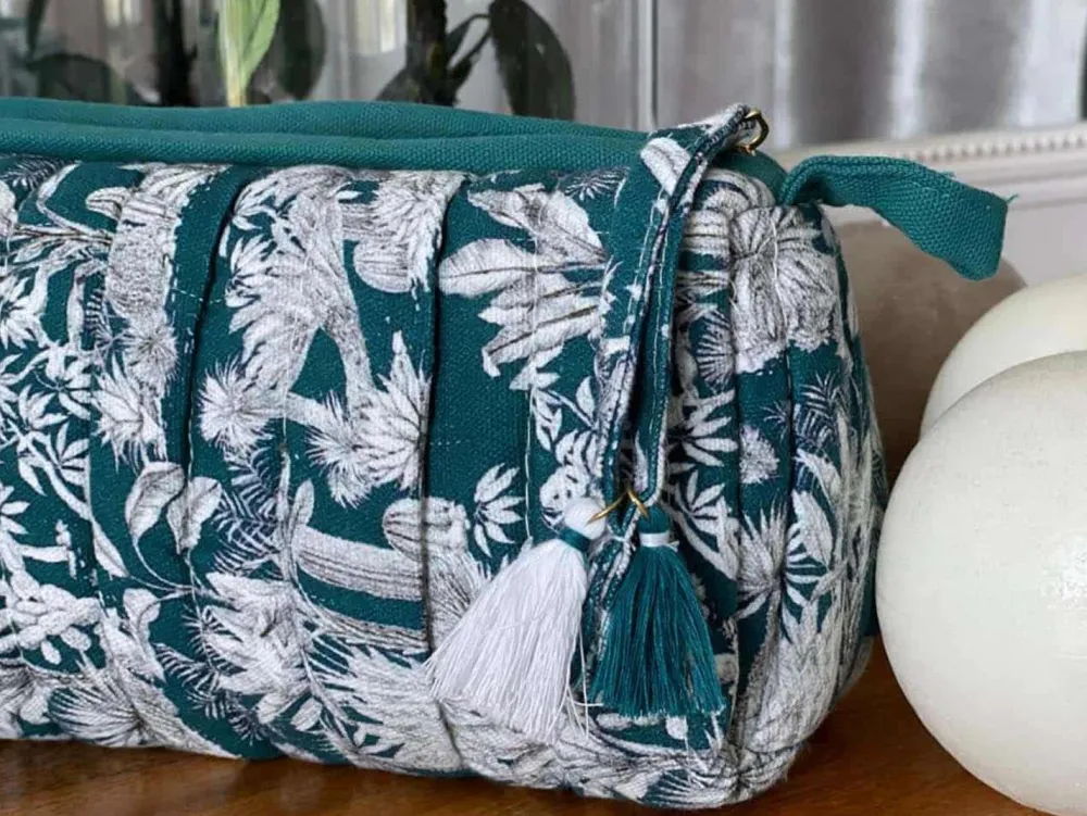 Trousse De Toilette Vert Keyla Femmes Pochette & Trousse