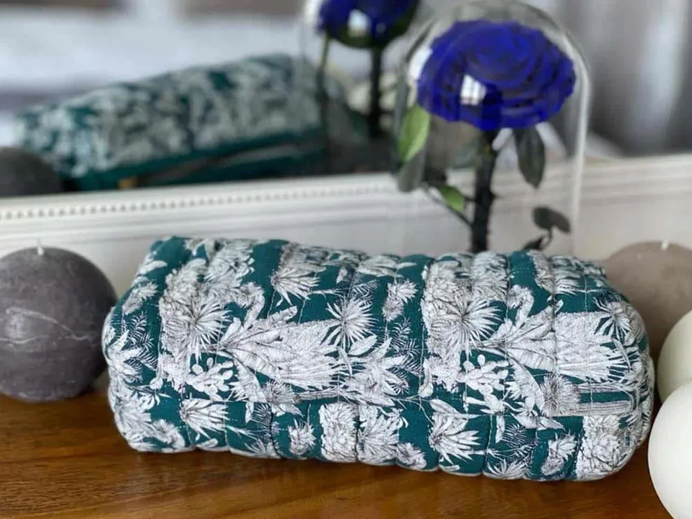 Trousse De Toilette Vert Keyla Femmes Pochette & Trousse