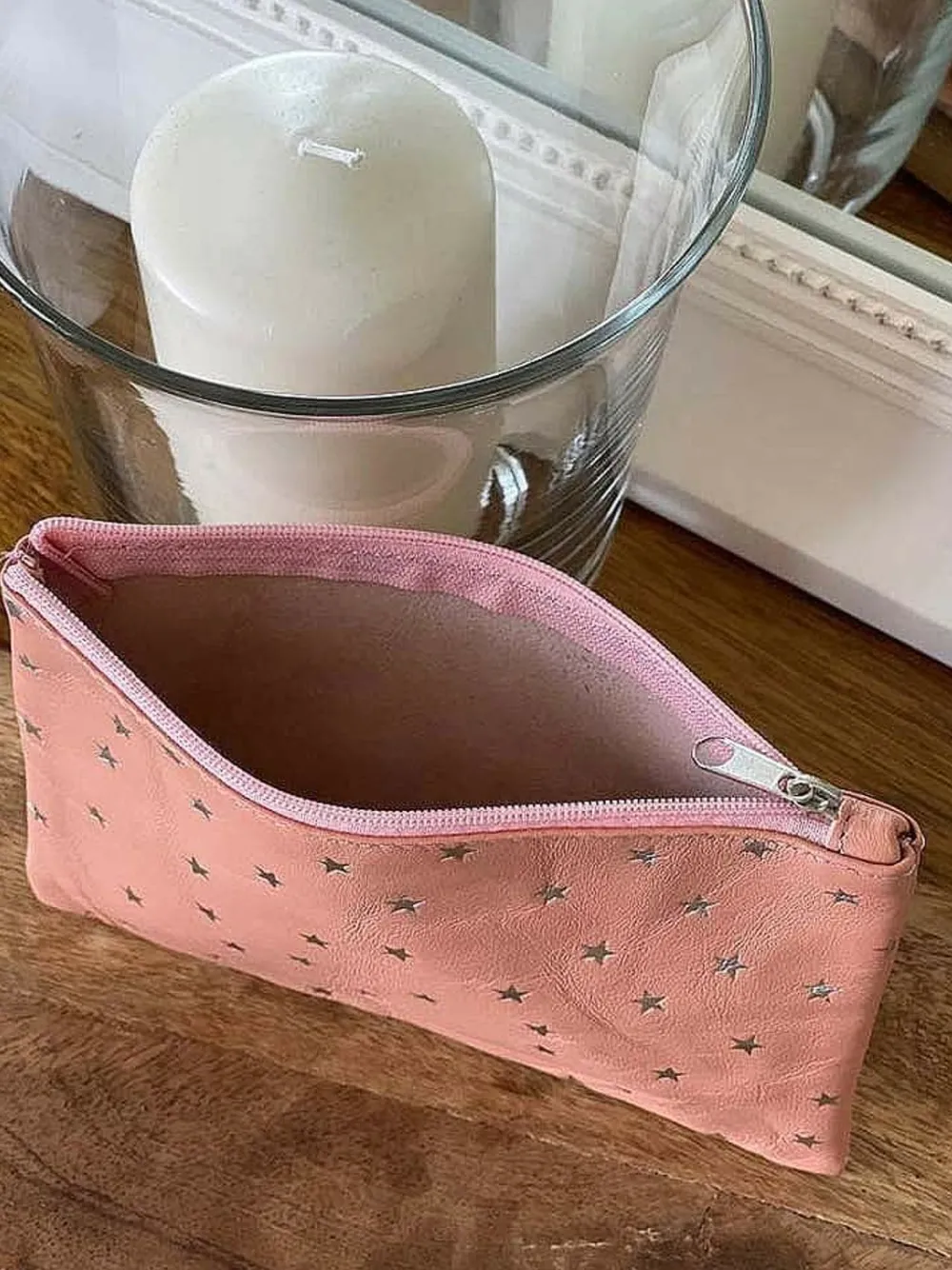 Discount Trousse Orange Peche Zane Femmes Pochette & Trousse